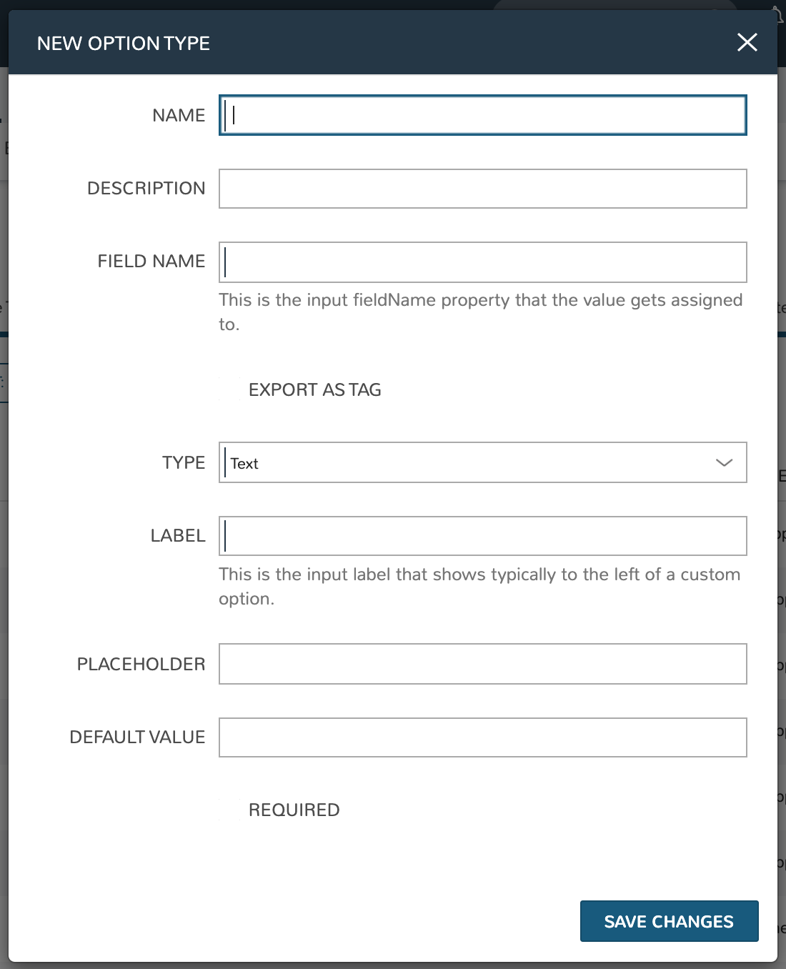 Options Morpheus Docs Documentation